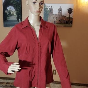 Red western shirt